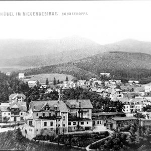 Ansichtskarte, Ober-Krummhübel im Riesengebirge, Schneekoppe