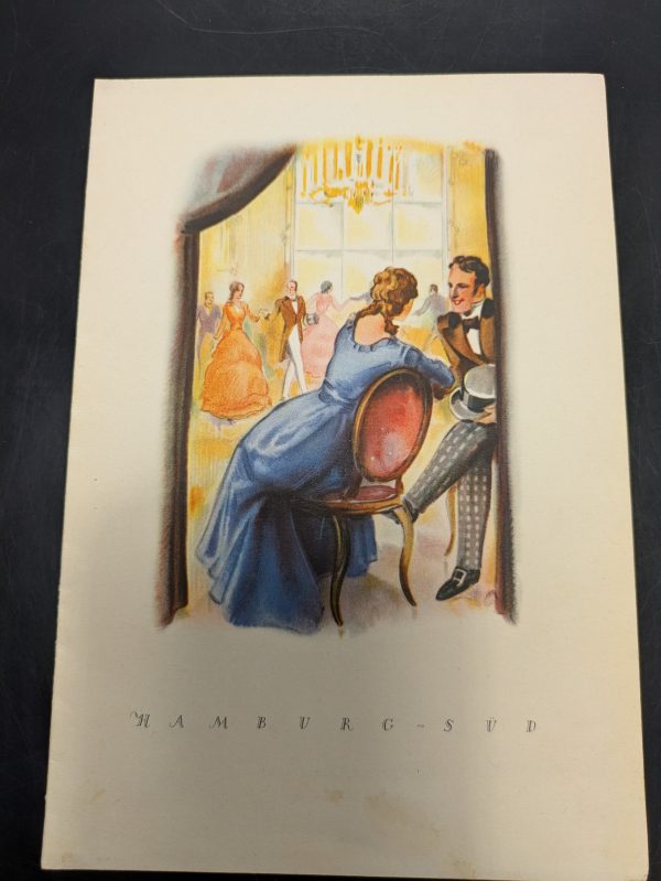 Menükarte, Dampfer "Cap Arcona", aus 1934
