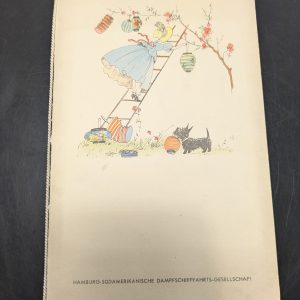 Menükarte,Dampfer "Madrid" aus 1936