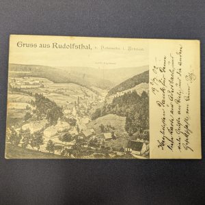 Ansichtskarte, Rudolfsthal b.Hohenelbe i. Böhmen
