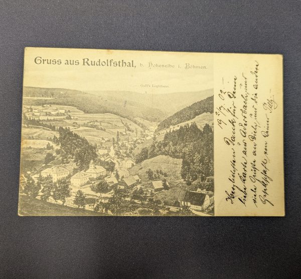 Ansichtskarte, Rudolfsthal b.Hohenelbe i. Böhmen