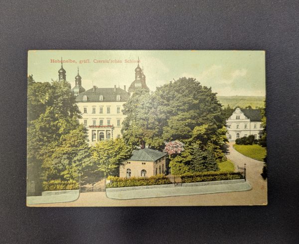 Ansichtskarte, Hohenelbe, gräfl.Czerin`sches Schloss