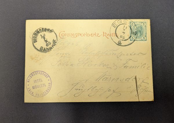 Ansichtskarte, Eger/Franzensbad – Bild 2