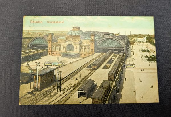 Ansichtskarte Dresden Hauptbahnhof