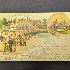 Ansichtskarte, Leipzig, 1897