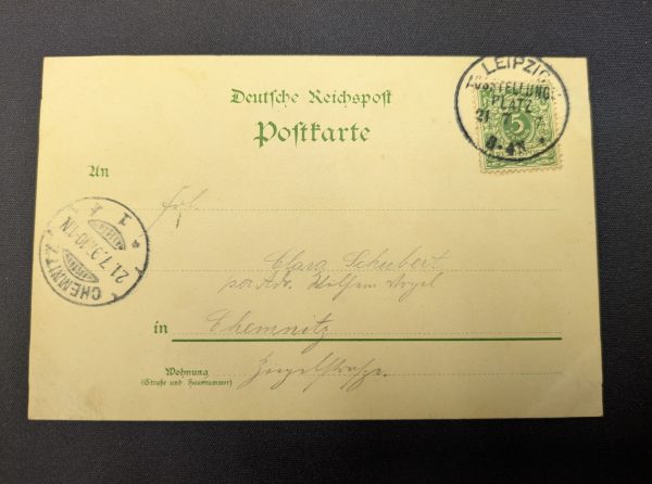 Ansichtskarte, Leipzig, 1897 – Bild 2