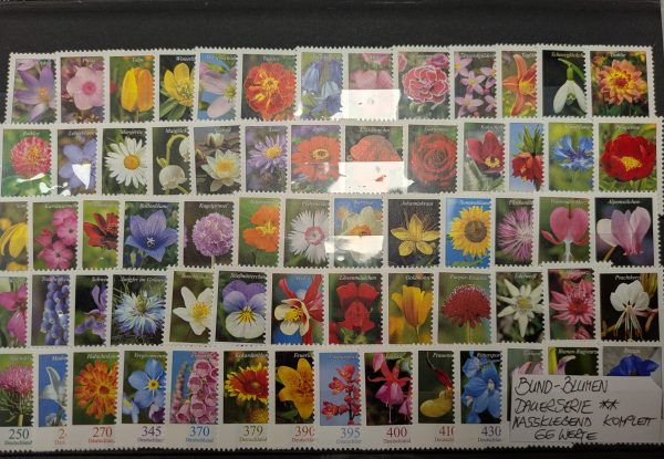 Dauermarkenserie "Blumen"