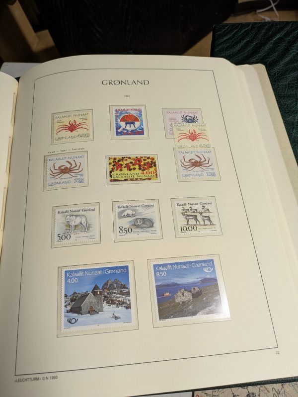 Grönland/Färöer, je Teilsammlung postfrisch 1957-95, bzw. 1975-95 – Bild 2