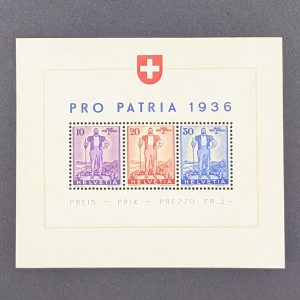 Schweiz, Block 2, postfrisch
