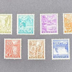 Schweiz, Dauermarkenserie, Mi.-Nr.270 bis 276, postfrisch