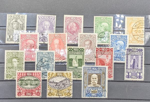 Österreich, Mi.-Nr.161-77, gestempelt