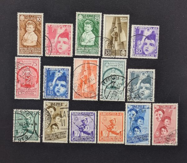 Italien, Mi.-Nr.560-575, gestempelt