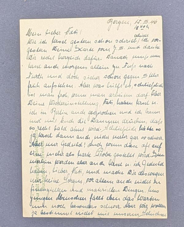 Ganzsache P 5, bedarfsgebraucht – Bild 2