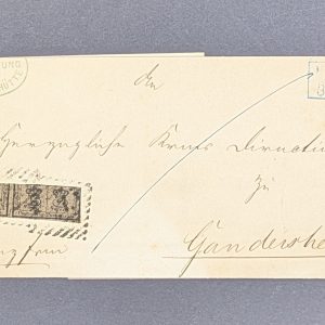 Braunschweig, Mi.-Nr.9a, 3/4 Ggr. auf Brief