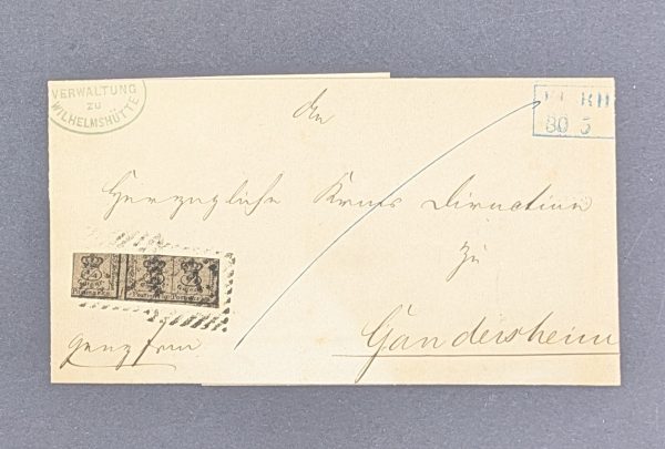 Braunschweig, Mi.-Nr.9a, 3/4 Ggr. auf Brief