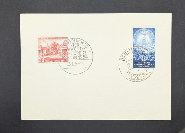 DDR, Mi.-Nr.424 FDC + Berlin, Mi.-Nr.116 FDC