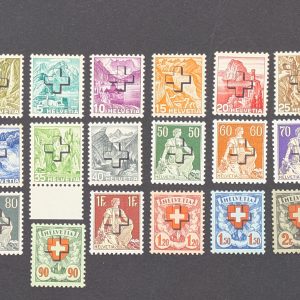 Schweiz, Dienstmarken für Bundesbehörden, Mi.-Nr.28-45, postfrisch