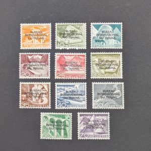 Schweiz, Ausgabe BIT/ILO, Mi.-Nr.83-93, postfrisch