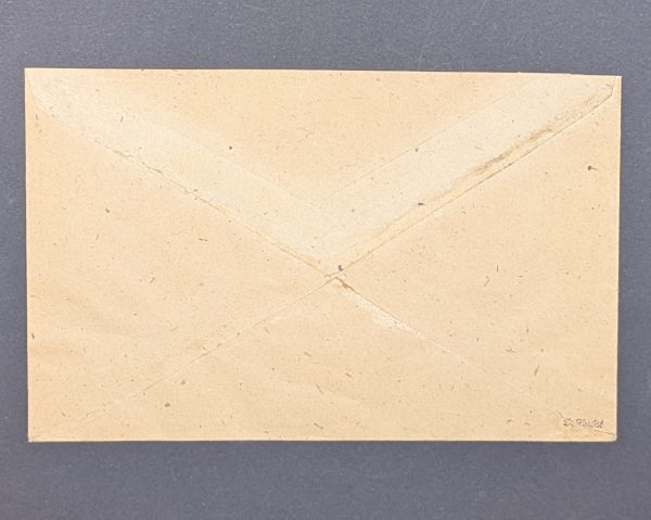 Mi.-Nr.174 IV als EF auf Bedarfsbrief auf mehrfach verwendetem Couvert, innen eine Mi.-Nr.174 I, leider diese mit Mängeln, Beleg sign. – Bild 2