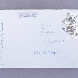Mi.-Nr. 170 IV, als senkrechtes Paar auf sign. Bedarfsbrief