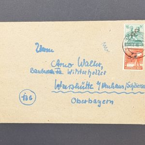 Mi.-Nr.168 IV + 172 IV in MiF auf Brief, geprüft