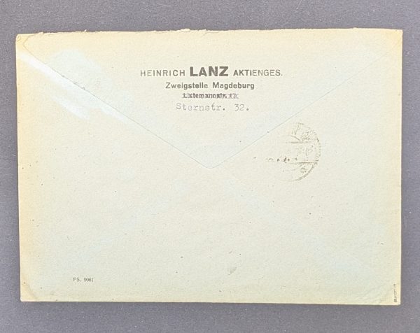 Mi.-Nr.166 IV, senkrechtes Paar + 180 IV auf R-Brief, geprüft – Bild 2