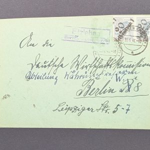 Mi.-Nr.170 IV, waagerechtes Paar auf Bedarfsbrief, sign.