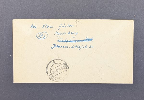 Mi.-Nr.167 IV+180 IV auf leicht überfrankiertem R-Brief, sign. – Bild 2