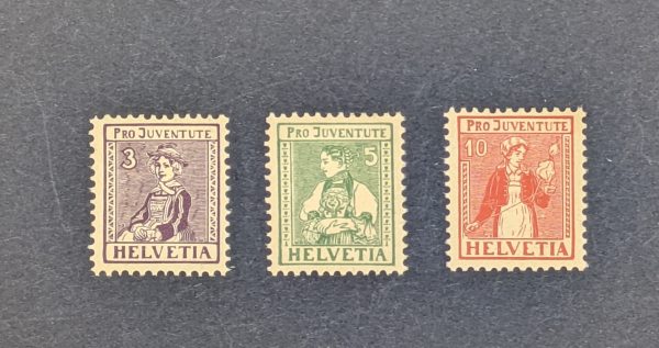 Schweiz, Mi.-Nr.133-35, postfrisch