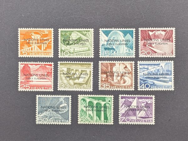 Schweiz, europ.Amt der vereinten Nationen, ONU/UNO, Mi.-Nr.1-11, postfrisch