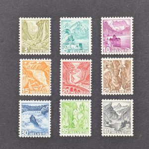 Schweiz, Mi.-Nr.297y-305y, postfrisch