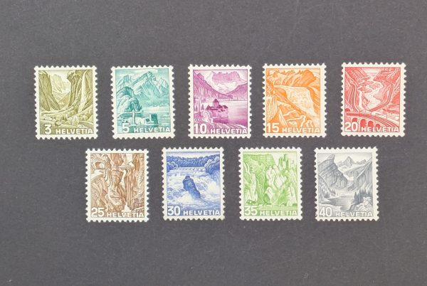 Schweiz, Mi.-Nr.297z-305z, postfrisch