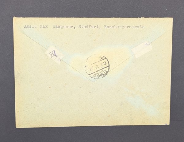 Mi.-Nr.174 IV und 176 IV (2), auf R-Brief, sign. – Bild 2