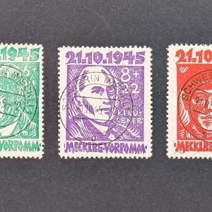 Mi.-Nr.20-22, gestempelt