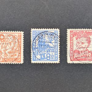 Mi.-Nr.26-28, gestempelt
