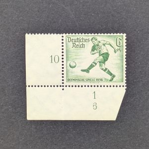 Mi.-Nr.611, postfrisches Eckrandstück, unten links