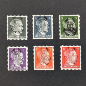 Mi.-Nr.I-VI, postfrisch, sog.Nachläufer