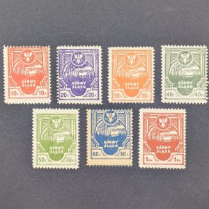östliches Oberschlesien, Mi.-Nr.1A-7A, ungebraucht