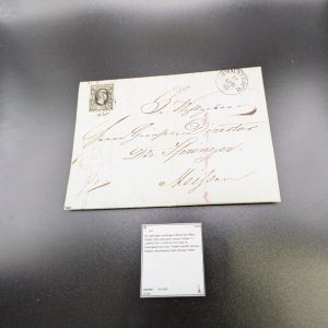 Mi.-Nr.3b auf Brief, gepr.