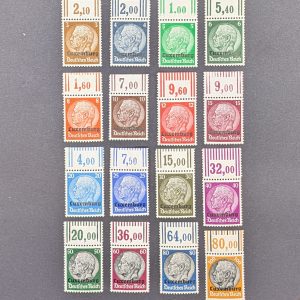 Luxemburg, Mi.-Nr.1-16, kompl.Satz Oberrandstücke, postfrisch