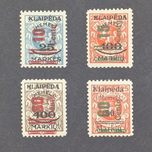 Mi.-Nr.230-233, ungebraucht