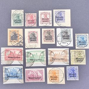 Mi.-Nr.1-17, gestempelt