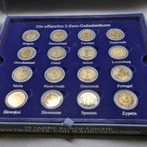 Münzset 2,-€ WWU 2009, komplettes Set in attraktiver Box